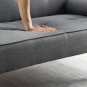 Futon Sofa Bed Convertible Couch Bed with Armrests Modern Living Room Linen Sofa Bed, Recliner