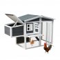 Wooden Chicken Coop,Waterproof Outdoor Large Chicken House for 4 Chickens, with a Removable Tray