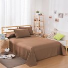 Color: Grey, Bedding Size: 250x230cm - Pure Color Polyester Cotton Extra Bed Sheet Color: Grey, Bedding Size: 250x230cm - Pure Color Polyester Cotton Extra Bed Sheet