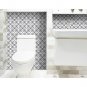 6" X 6" Light Gray And White Coli Peel And Stick Tiles