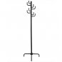 Black Metal Coat Rack Entry Hall Tree Hat Rack
