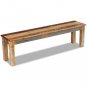 vidaXL Bench Solid Reclaimed Wood 63"x13.8"x18.1"