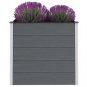 vidaXL Garden Raised Bed WPC 39.4"x19.7"x35.8" Gray