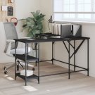vidaXL Desk Black 54.7"x54.7"x29.5" Engineered Wood vidaXL Desk Black 54.7"x54.7"x29.5" Engineered Wood