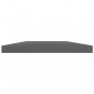 vidaXL Bookshelf Boards 8 pcs High Gloss Gray 23.6"x3.9"x0.6" Engineered Wood