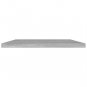 vidaXL Bookshelf Boards 8 pcs Concrete Gray 39.4"x7.9"x0.6" Engineered