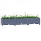 vidaXL Raised Bed 47.2"x15.7"x9.1" Polypropylene vidaXL Raised Bed 47.2"x15.7"x9.1" Polypropylene