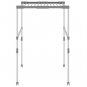 vidaXL Laundry Dryer 32.7"x(19.7"-21.7")x(15.7"-33.5") Aluminum