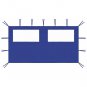 vidaXL Gazebo Sidewall with Windows 13.1'x6.6' Blue