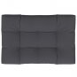vidaXL Pallet Cushion Anthracite 47.2"x31.5"x4.7" Fabric