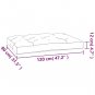 vidaXL Pallet Cushion Anthracite 47.2"x31.5"x4.7" Fabric