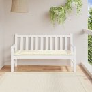 vidaXL Garden Bench Cushion Cream White 59.1"x19.7"x2.8" Oxford Fabric vidaXL Garden Bench Cushion Cream White 59.1"x19.7"x2.8" Oxford Fabric