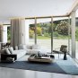 vidaXL Frosted Privacy Window Film Adhesive Stripes 3'x32.8'