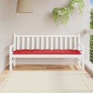 vidaXL Garden Bench Cushion Red 70.9"x19.7"x2.8" Oxford Fabric vidaXL Garden Bench Cushion Red 70.9"x19.7"x2.8" Oxford Fabric