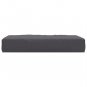 vidaXL Pallet Cushion Anthracite 23.6"x23.6"x2.4" Oxford Fabric