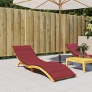 vidaXL Sun Lounger Cushion Wine Red 78.7"x23.6"x1.2" Oxford Fabric vidaXL Sun Lounger Cushion Wine Red 78.7"x23.6"x1.2" Oxford Fabric