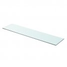 vidaXL Shelf Panel Glass Clear 35.4"x7.9" vidaXL Shelf Panel Glass Clear 35.4"x7.9"