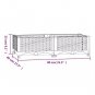 vidaXL Raised Bed 31.5"x15.7"x9.1" Polypropylene