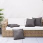 vidaXL Throw Pillows 4 pcs Anthracite 19.7"x19.7" Fabric