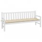 vidaXL Garden Bench Cushion Beige 78.7"x19.7"x2.8" Oxford Fabric
