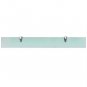 vidaXL Floating Shelf Glass 31.5"x3.9" 0.3"
