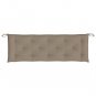 vidaXL Garden Bench Cushion Taupe 59.1"x19.7"x2.8" Oxford Fabric