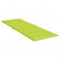 vidaXL Sun Lounger Cushion Bright Green 73.2"x22.8"x1.2"