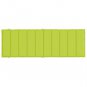 vidaXL Sun Lounger Cushion Bright Green 73.2"x22.8"x1.2"