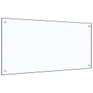 vidaXL Kitchen Backsplash Transparent 39.4"x19.7" Tempered Glass
