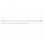 vidaXL Curtain Rails 2 Pcs White and Silver 35.4"-53.1" Aluminum