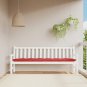 vidaXL Garden Bench Cushion Red 78.7"x19.7"x2.8" Oxford Fabric