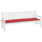 vidaXL Garden Bench Cushion Red 78.7"x19.7"x2.8" Oxford Fabric