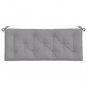 vidaXL Garden Bench Cushion Gray 47.2"x19.7"x2.8" Oxford Fabric