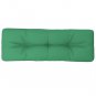 vidaXL Pallet Cushion Green 47.2"x15.7"x4.7" Fabric