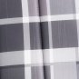 vidaXL Sun Lounger Cushion Gray Check Pattern 73.2"x22.8"x1.2" Oxford Fabric