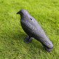 2pcs Haunted House Crow Decoration Halloween Crow Figurine Black