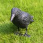 2pcs Haunted House Crow Decoration Halloween Crow Figurine Black