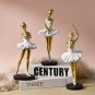 Resin Nordic Ballet Dance Girl statues creative dancer lass figurines