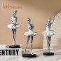 Resin Nordic Ballet Dance Girl statues creative dancer lass figurines