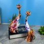 Nordic Painted Graffiti Cat Decoration Resin Abstract Lovers Cat Statue