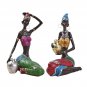 African Figurines Creative Resin Statue Sculpture Desktop Decors, Ethnic Style