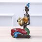 African Figurines Creative Resin Statue Sculpture Desktop Decors, Ethnic Style