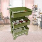Green Mini car with wheels Floor storage shelves dollhouse Mini furniture bookshelves