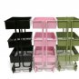 Green Mini car with wheels Floor storage shelves dollhouse Mini furniture bookshelves