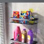 Storage Holders Racks Aluminum Shelf For Bathroom Kitchen Organizer Shelves Silver
