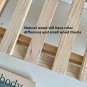 Storage Holders Racks Desktop Rack Wooden Double Layer Bookshelf Adjustable green