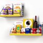 Mediate Storage Holders Racks Wall Shelf Hole-free Wall-mounted Dormitory Storage Holders White