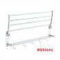 Towel Racks Decor Wall Mount Hook  Aluminum Organizer Commodity Shelf Kitchen 60cm