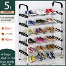 5 floors Simple Shoe Rack Multilayer Multifunctional Home Stand Holder Student Dorm Shoe Storage