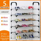 5 floors Simple Shoe Rack Multilayer Multifunctional Stand Holder Student Dorm Shoe Storage